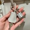 Hermes ToolBox 80 Pearl Gray Evercolor Leather Hardware Silver