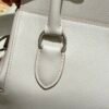 Hermes ToolBox 80 Pearl Gray Evercolor Leather Hardware Silver