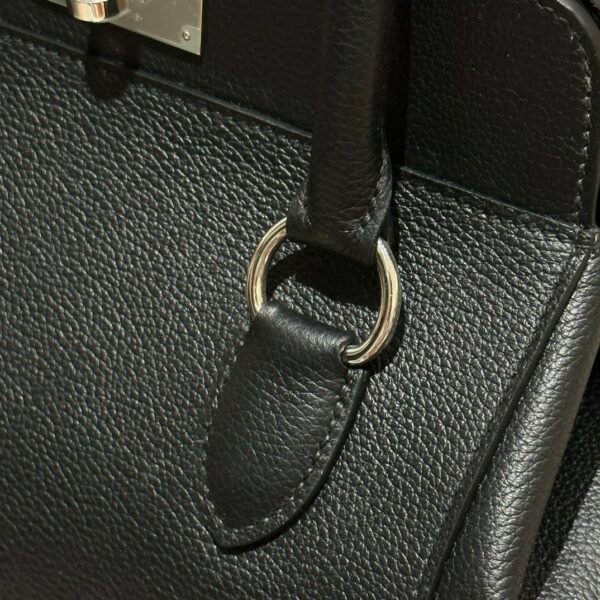 Hermes ToolBox 20CM CK89 Black Evercolor Leather Hardware Silver