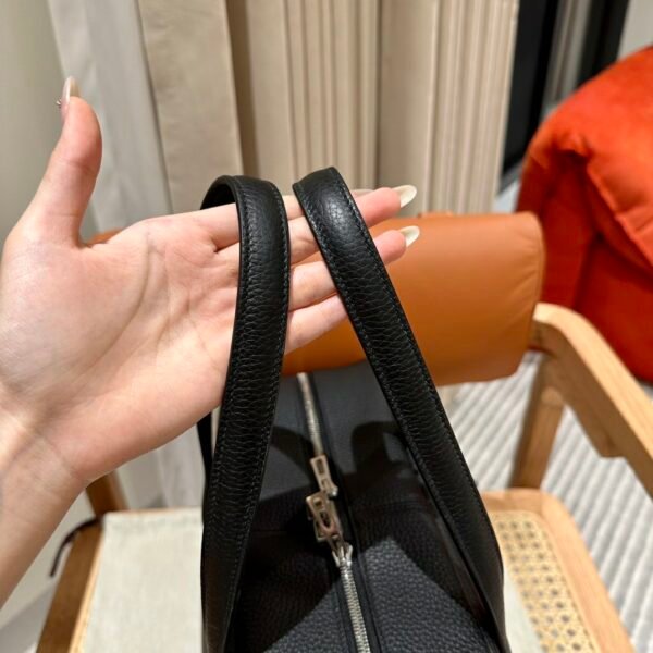 Hermes Victoria Light Briefcase CK89 Black Togo Leather All Handmade