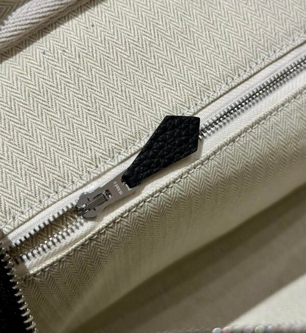 Hermes Victoria Light Briefcase CK89 Black Togo Leather All Handmade