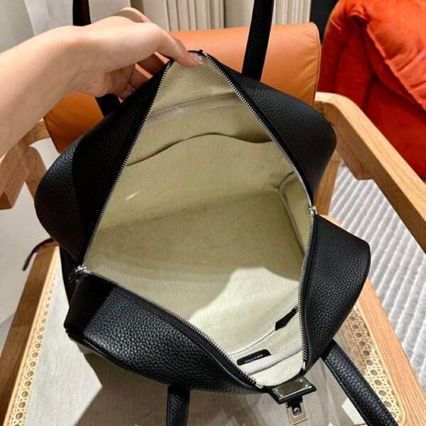 Hermes Victoria Light Briefcase CK89 Black Togo Leather All Handmade