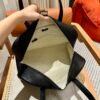 Hermes Victoria Light Briefcase CK89 Black Togo Leather All Handmade