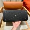 Hermes Victoria Light Briefcase CK89 Black Togo Leather All Handmade