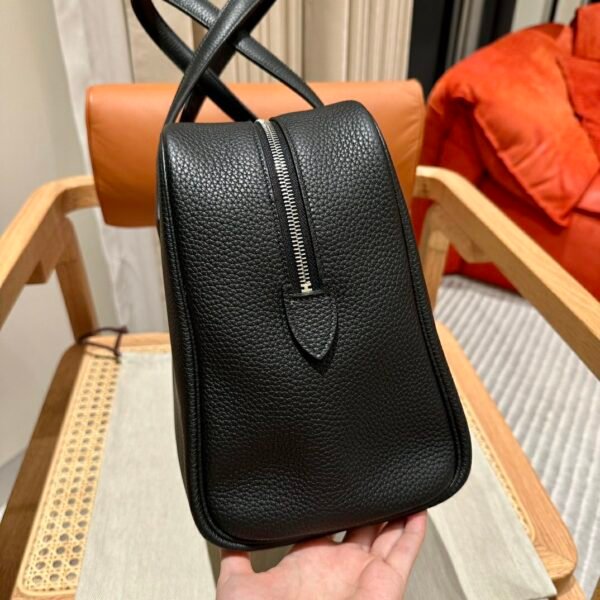 Hermes Victoria Light Briefcase CK89 Black Togo Leather All Handmade