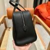 Hermes Victoria Light Briefcase CK89 Black Togo Leather All Handmade