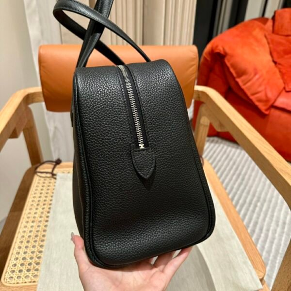 Hermes Victoria Light Briefcase CK89 Black Togo Leather All Handmade