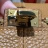 Hermes Victoria Light Briefcase 2S Sesame Togo Leather Gold Hardware