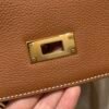 DDMode Hermes Kelly Messenger CK37 Gold Evercolor Leather Gold Hardware
