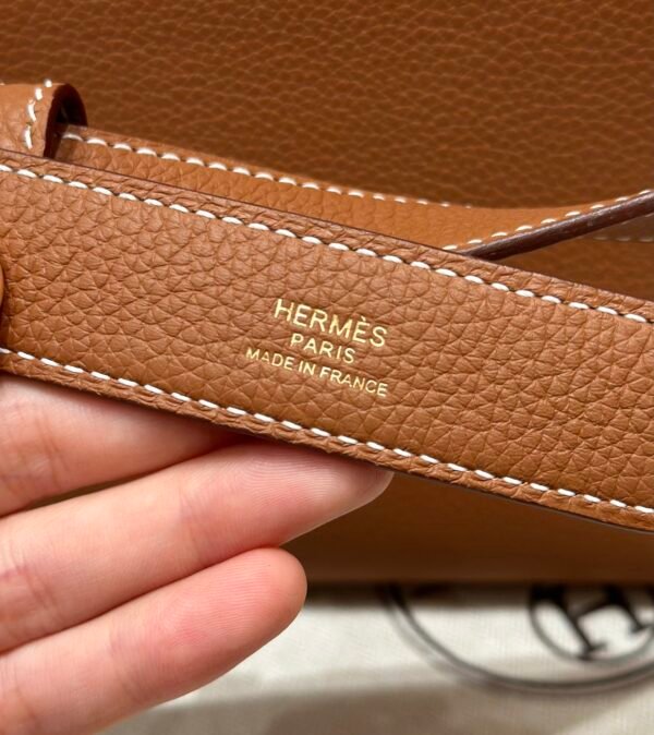 DDMode Hermes Kelly Messenger CK37 Gold Evercolor Leather Gold Hardware