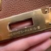 Hermes CK18 Etoupe Kelly Messenger All Handmade Evercolor Gold Hardware