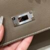Hermes CK18 Etoupe Kelly Messenger All Handmade Evercolor Gold Hardware