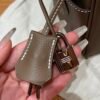 Hermes CK18 Etoupe Kelly Messenger All Handmade Evercolor Gold Hardware