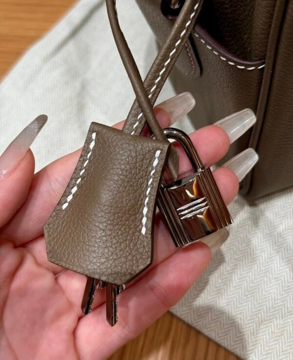 Hermes CK18 Etoupe Kelly Messenger All Handmade Evercolor Gold Hardware
