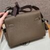 Hermes CK18 Etoupe Kelly Messenger All Handmade Evercolor Gold Hardware