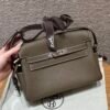 Hermes CK18 Etoupe Kelly Messenger All Handmade Evercolor Gold Hardware