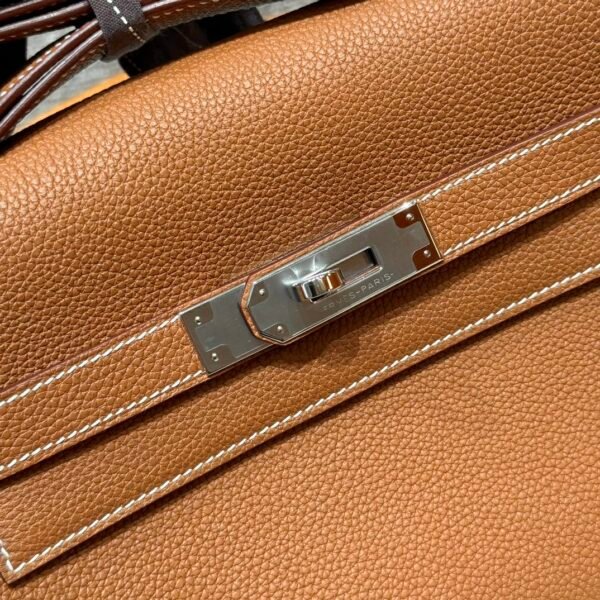 DDMode Hermes Kelly Messenger CK37 Gold Evercolor Silver Hardware