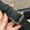 Hermes Kelly Messenger CK89 Black Evercolor Leather Silver Hardware DDMode