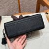 Hermes Kelly Messenger CK89 Black Evercolor Leather Silver Hardware DDMode