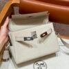 DDMode Hermes Kelly Messenger 8L Beton 24*19*11 Evercolor Leather Hardware Silver