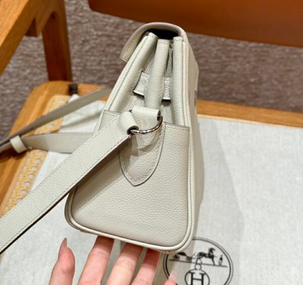 DDMode Hermes Kelly Messenger 8L Beton 24*19*11 Evercolor Leather Hardware Silver