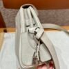 DDMode Hermes Kelly Messenger 8L Beton 24*19*11 Evercolor Leather Hardware Silver
