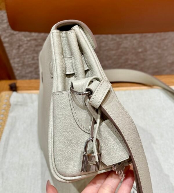 DDMode Hermes Kelly Messenger 8L Beton 24*19*11 Evercolor Leather Hardware Silver