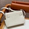 DDMode Hermes Kelly Messenger 8L Beton 24*19*11 Evercolor Leather Hardware Silver