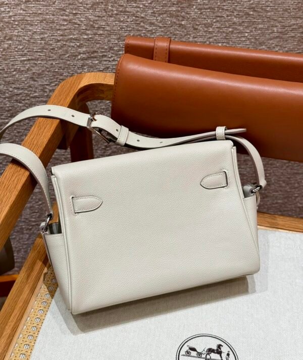 DDMode Hermes Kelly Messenger 8L Beton 24*19*11 Evercolor Leather Hardware Silver