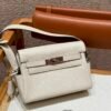 DDMode Hermes Kelly Messenger 8L Beton 24*19*11 Evercolor Leather Hardware Silver