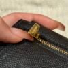 Hermes Kelly Pocket Wallet CK89 Black Epsom Leather Gold Hardware
