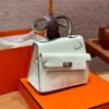 UAE Hermes Kelly Desordre 0S Vert Fizz Epsom Leather Silver Hardware