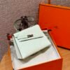UAE Hermes Kelly Desordre 0S Vert Fizz Epsom Leather Silver Hardware
