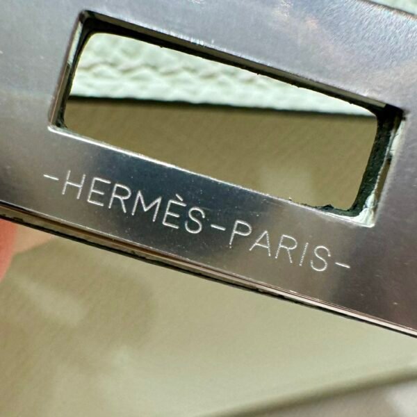 UAE Hermes Kelly Desordre 0S Vert Fizz Epsom Leather Silver Hardware