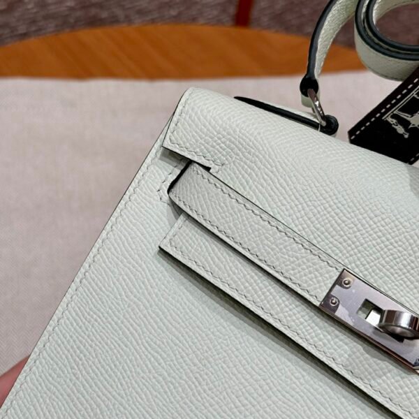 UAE Hermes Kelly Desordre 0S Vert Fizz Epsom Leather Silver Hardware