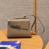 DDMode Hermes Kelly Desordre 20CM CK18 Etoupe Epsom Silver Hardware