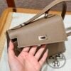 DDMode Hermes Kelly Desordre 20CM CK18 Etoupe Epsom Silver Hardware
