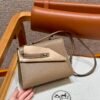 DDMode Hermes Kelly Desordre 20CM CK18 Etoupe Epsom Silver Hardware