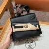 Hermes Kelly en Desordre Black Epsom Leather Gold Hardware