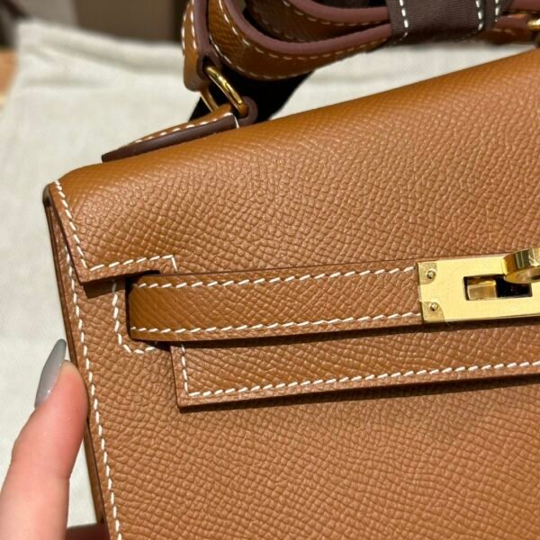 Hermes Kelly Desordre 20CM CK37 Gold Epsom Leather GHW Hardware
