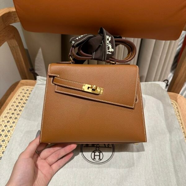 Hermes Kelly Desordre 20CM CK37 Gold Epsom Leather GHW Hardware