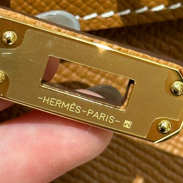 Hermes Kelly Desordre 20CM CK37 Gold Epsom Leather GHW Hardware