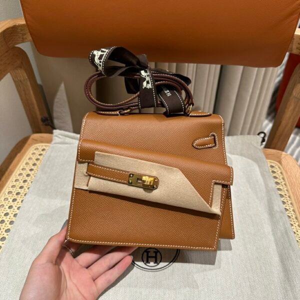 Hermes Kelly Desordre 20CM CK37 Gold Epsom Leather GHW Hardware
