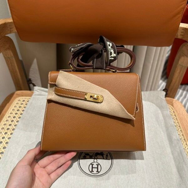 Hermes Kelly Desordre 20CM CK37 Gold Epsom Leather GHW Hardware