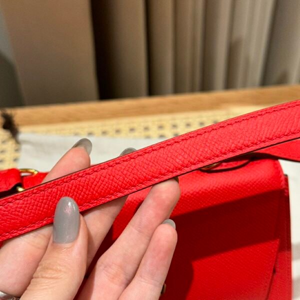 UAE Hermes Kelly Desordre 20CM Price S3 Rouge coeur Epsom Gold Hardware