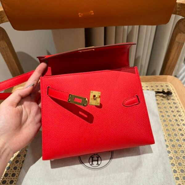 UAE Hermes Kelly Desordre 20CM Price S3 Rouge coeur Epsom Gold Hardware