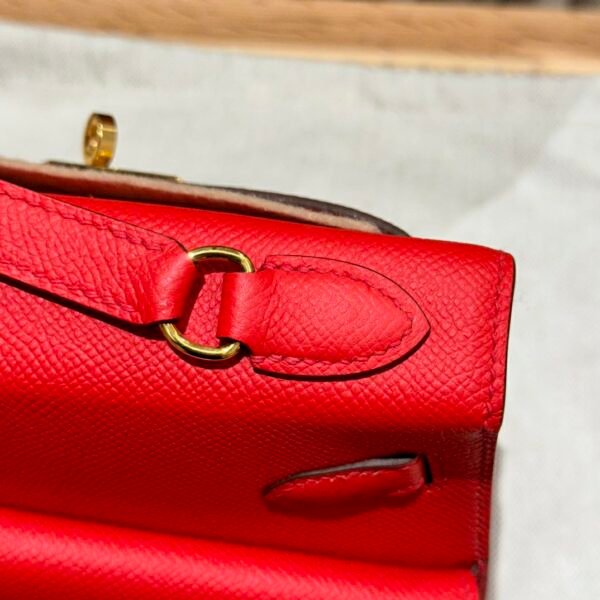 UAE Hermes Kelly Desordre 20CM Price S3 Rouge coeur Epsom Gold Hardware