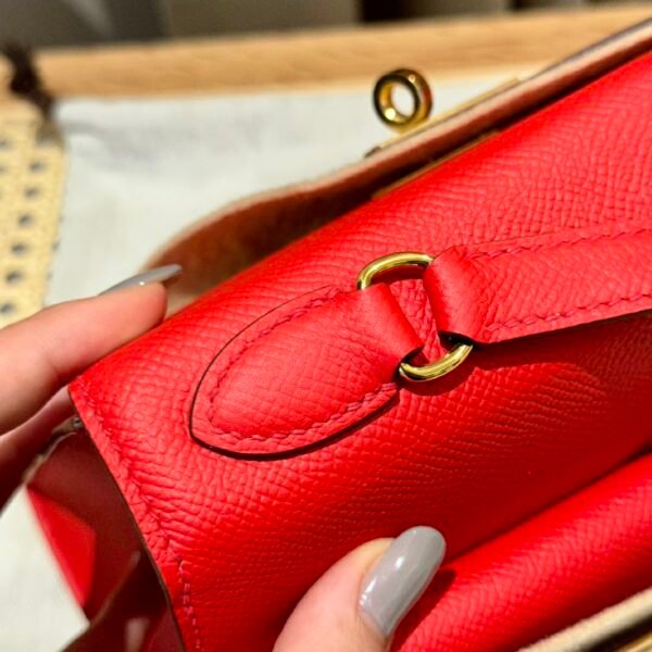 UAE Hermes Kelly Desordre 20CM Price S3 Rouge coeur Epsom Gold Hardware