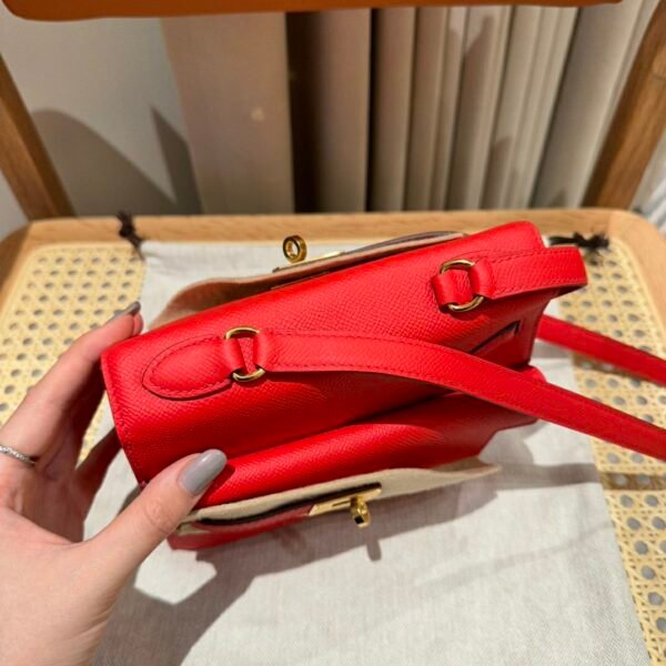 UAE Hermes Kelly Desordre 20CM Price S3 Rouge coeur Epsom Gold Hardware