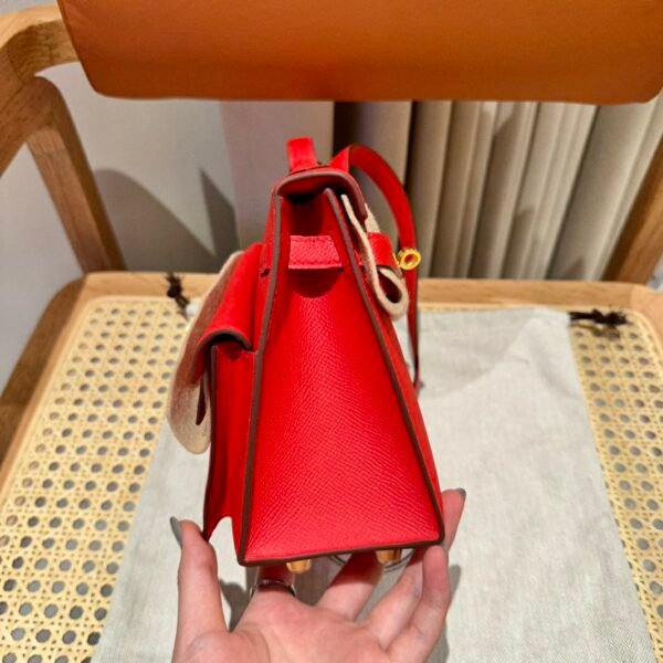 UAE Hermes Kelly Desordre 20CM Price S3 Rouge coeur Epsom Gold Hardware